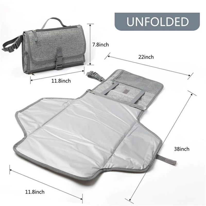 Cross-Border Hot Selling Baby Waterproof Diaper Pad Portable Baby Changing Pad Baby Diaper Pad