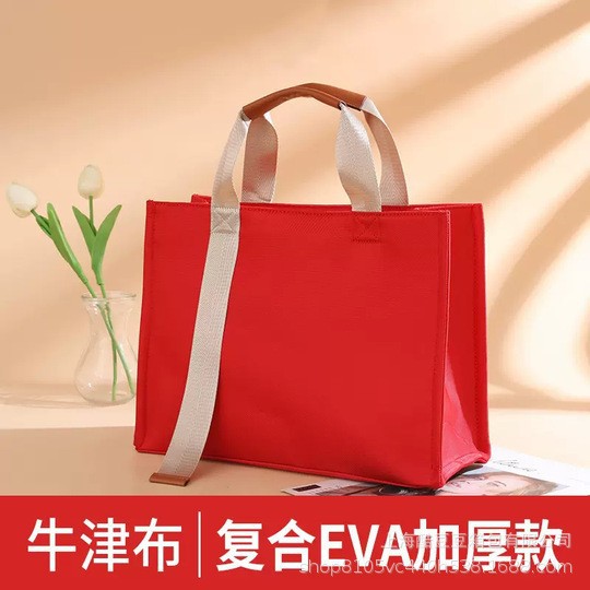Oxford Canvas Bag Canvas Bag for Women 2025 Promotional Event Cross-Body Tote Bag Satchel Spring Festival Style
