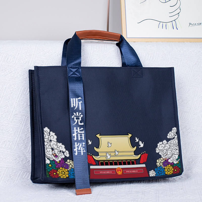 Oxford Canvas Bag Canvas Bag for Women 2025 Promotional Event Cross-Body Tote Bag Satchel Spring Festival Style