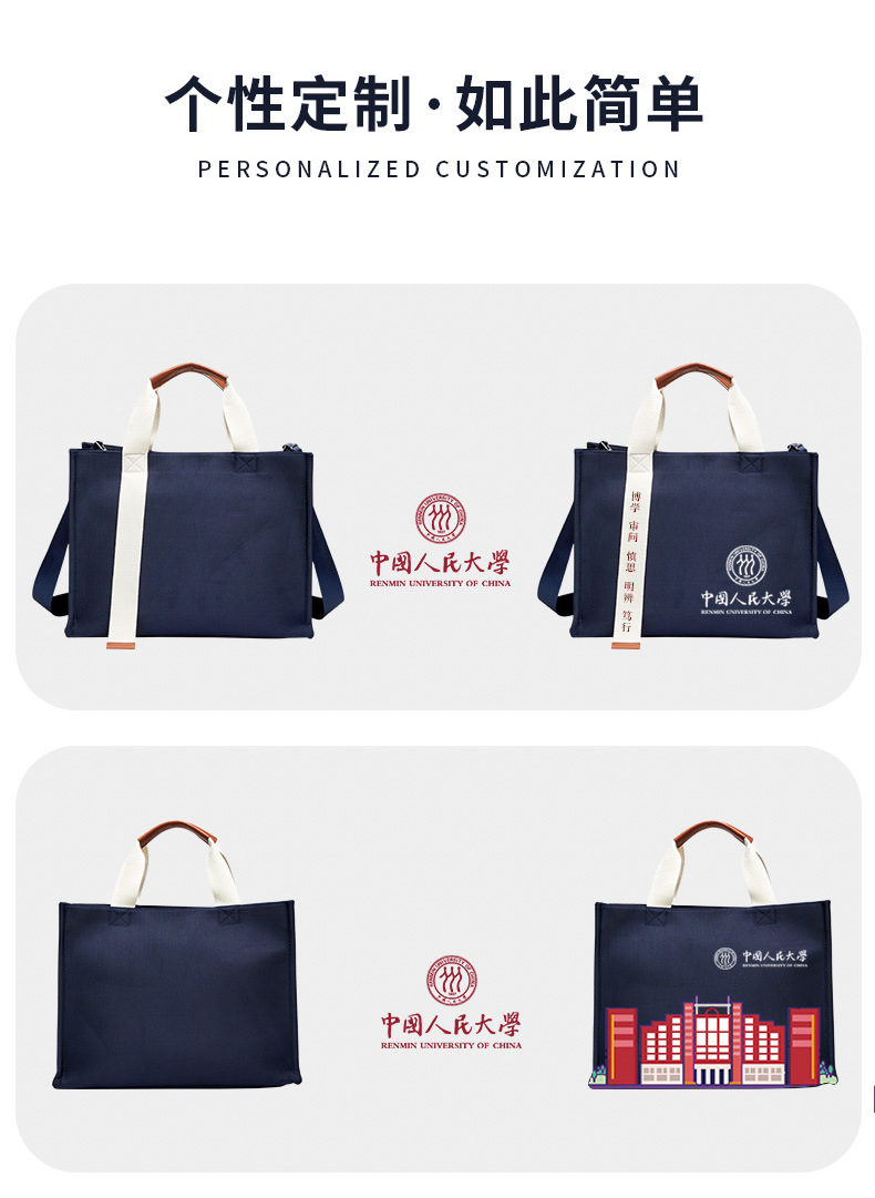 Oxford Canvas Bag Canvas Bag for Women 2025 Promotional Event Cross-Body Tote Bag Satchel Spring Festival Style