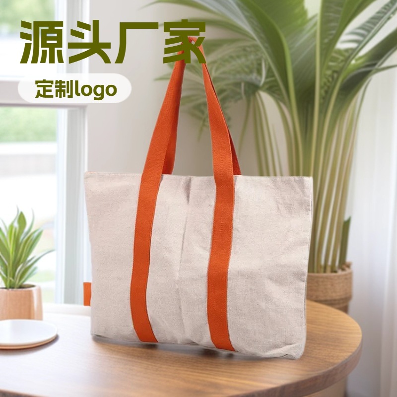 Source Manufacturer Advertising Gift Canvas Bag Canvas Bag Printed Logo Satchel Cotton Bag Tote Bag Canvas Bag