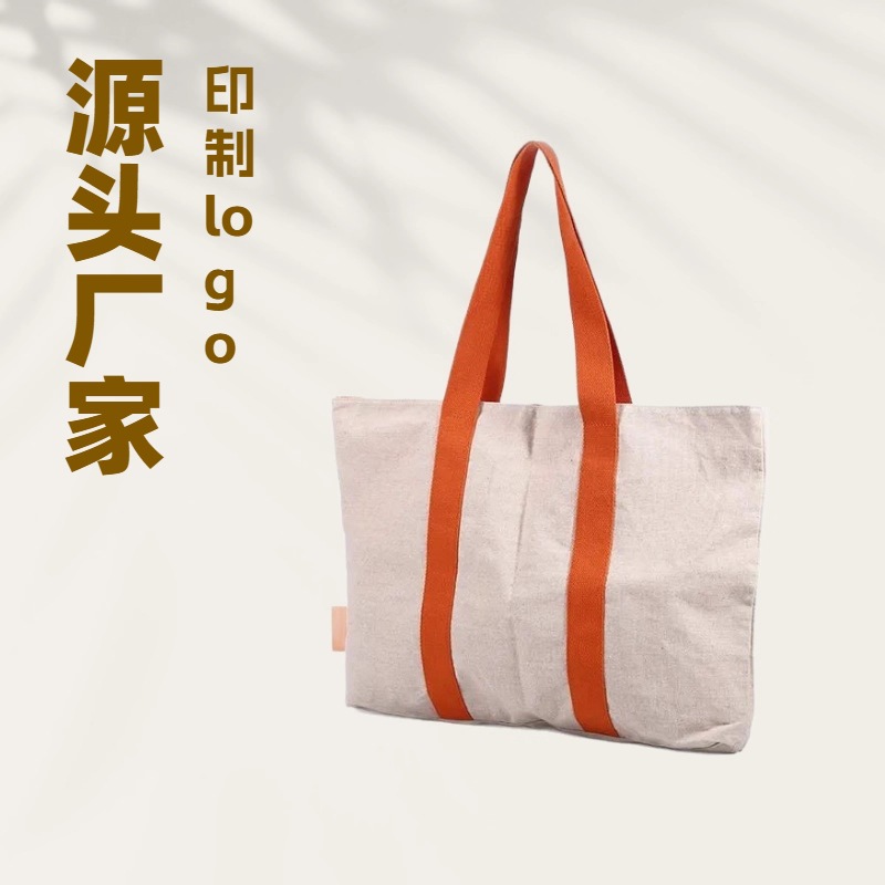Source Manufacturer Advertising Gift Canvas Bag Canvas Bag Printed Logo Satchel Cotton Bag Tote Bag Canvas Bag
