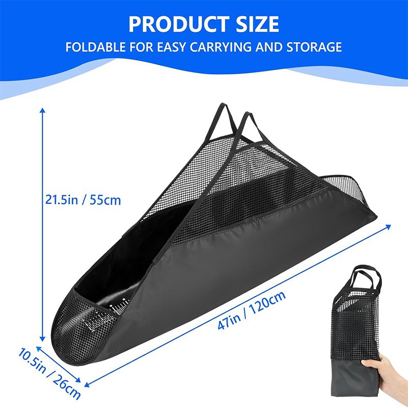 Cross-Border E-Commerce Outdoor Sea Fishing Fishing Bag Fish Weight Bag Foldableing Mesh Weight Hanging Bag Anti-Run Fishing Gear Bag