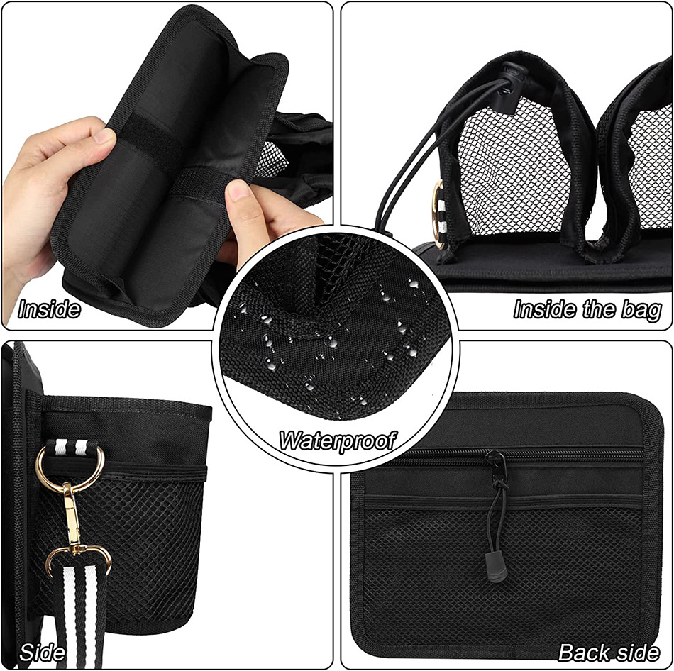 Amazon's Best-Selling Two-Cup Coffee Milk Tea Storage Bag Hanging Suitcase Water Cup Cover Waterproof Multi-Functional Travel Cup Bag