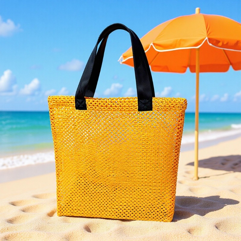 Ins Style Summer Relaxed Style Lazy Style Knitted Shoulder Bag for Women 2025 Literary Elegant Casual Knitted Tote Bag