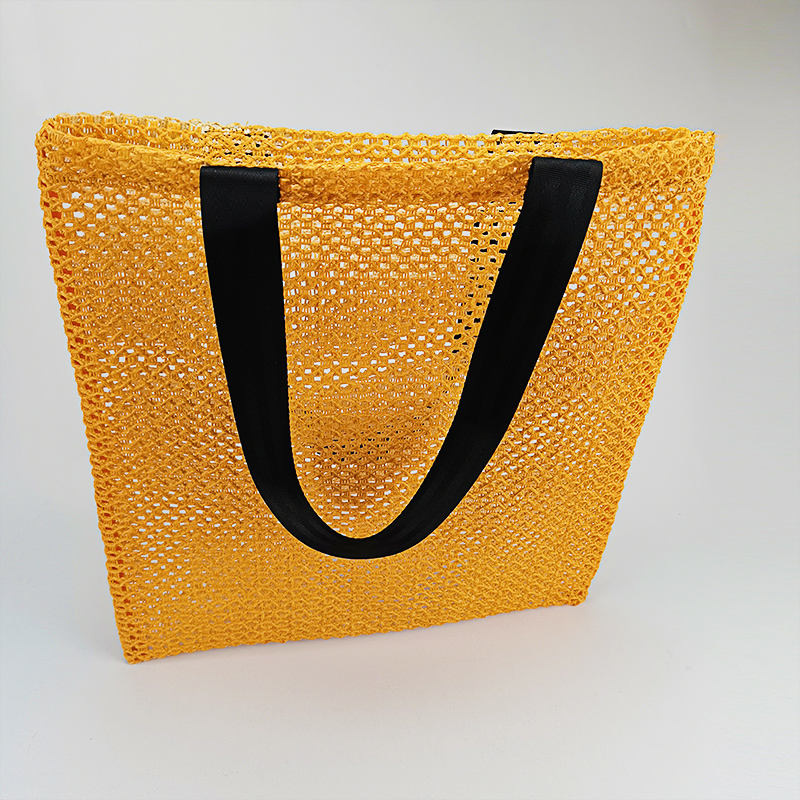 Ins Style Summer Relaxed Style Lazy Style Knitted Shoulder Bag for Women 2025 Literary Elegant Casual Knitted Tote Bag