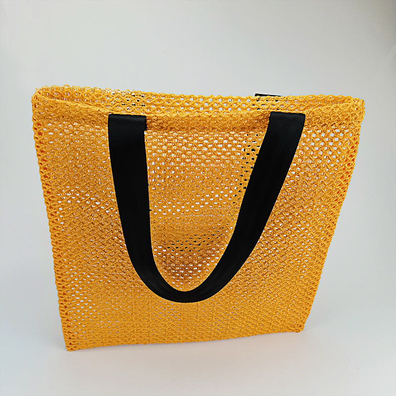 Ins Style Summer Relaxed Style Lazy Style Knitted Shoulder Bag for Women 2025 Literary Elegant Casual Knitted Tote Bag