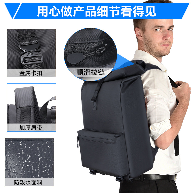 Source Manufacturer Wholesale Large-Capacity Film Waterproof Backpack Multi-Functional Travel Backpack Outdoor Sports Mountaineering Bag