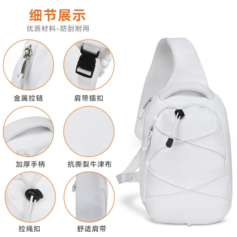 Source Factory Wholesale Internet Celebrity Unisex Crossbody Bag Outdoor Sports Storage Chest Bag Multi-Functional Storage Shoulder Bag