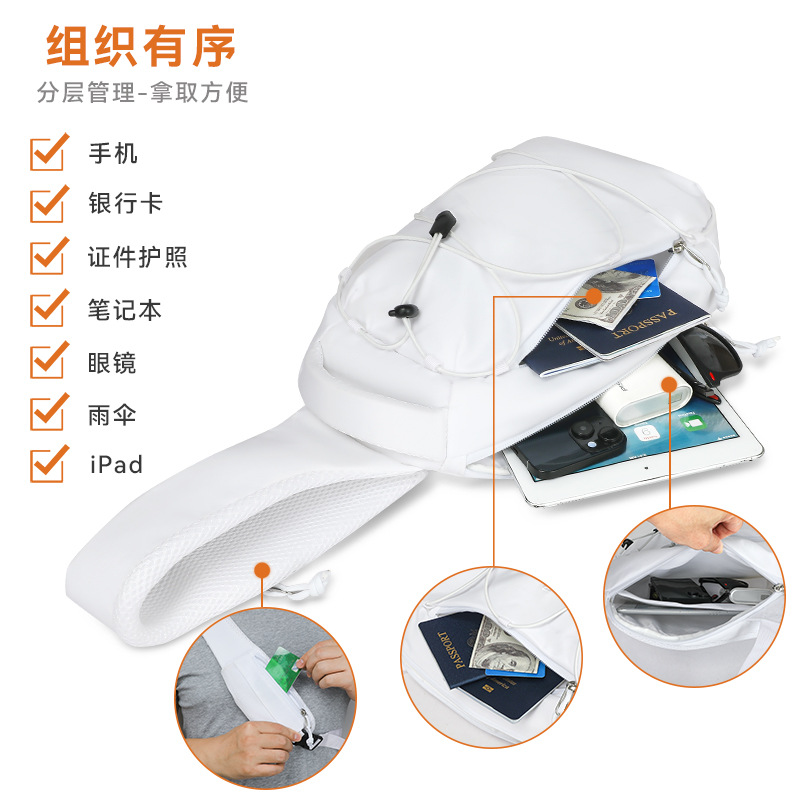 Source Factory Wholesale Internet Celebrity Unisex Crossbody Bag Outdoor Sports Storage Chest Bag Multi-Functional Storage Shoulder Bag