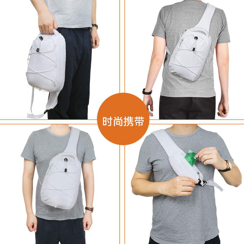 Source Factory Wholesale Internet Celebrity Unisex Crossbody Bag Outdoor Sports Storage Chest Bag Multi-Functional Storage Shoulder Bag