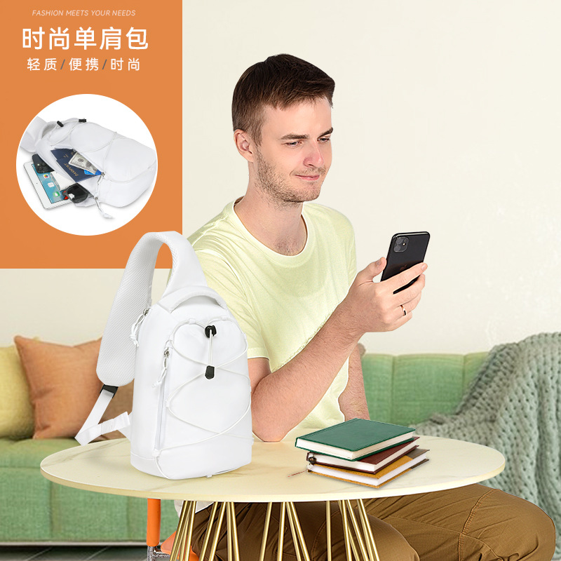 Source Factory Wholesale Internet Celebrity Unisex Crossbody Bag Outdoor Sports Storage Chest Bag Multi-Functional Storage Shoulder Bag
