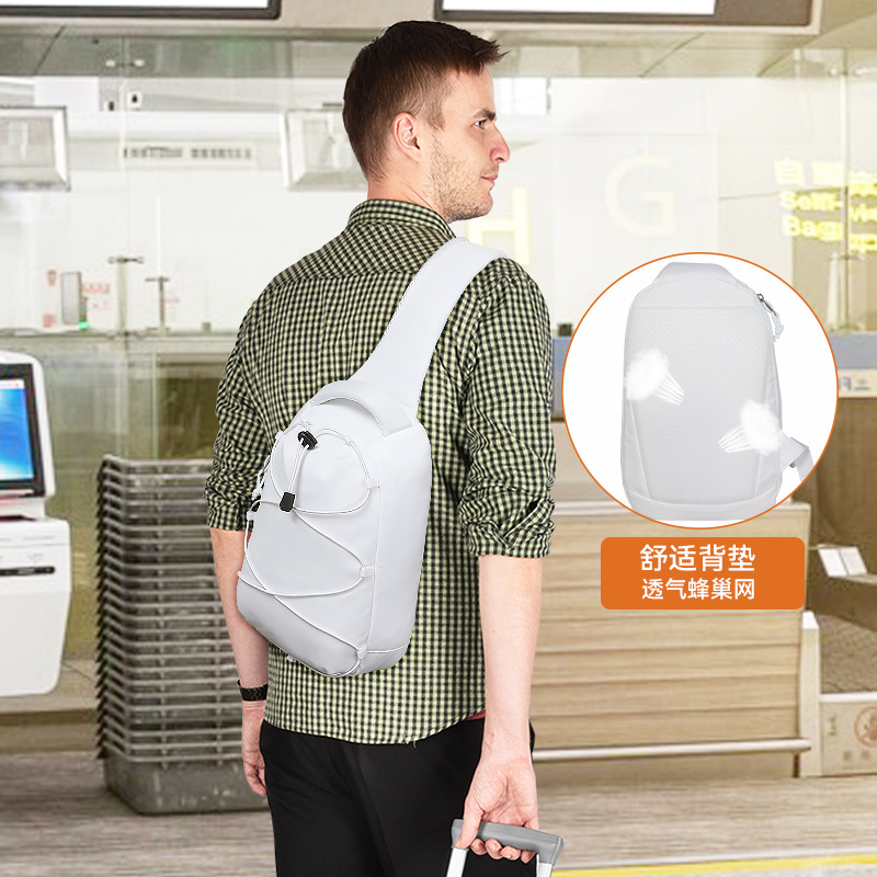 Source Factory Wholesale Internet Celebrity Unisex Crossbody Bag Outdoor Sports Storage Chest Bag Multi-Functional Storage Shoulder Bag
