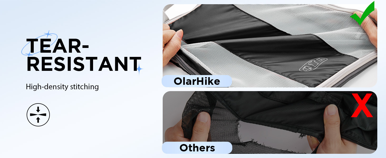 Storage Bag Set of Ten Pieces, Suitcase Organizer Set, Travel Clothes, Shoes, Underwear, Toiletries, Mesh Bags