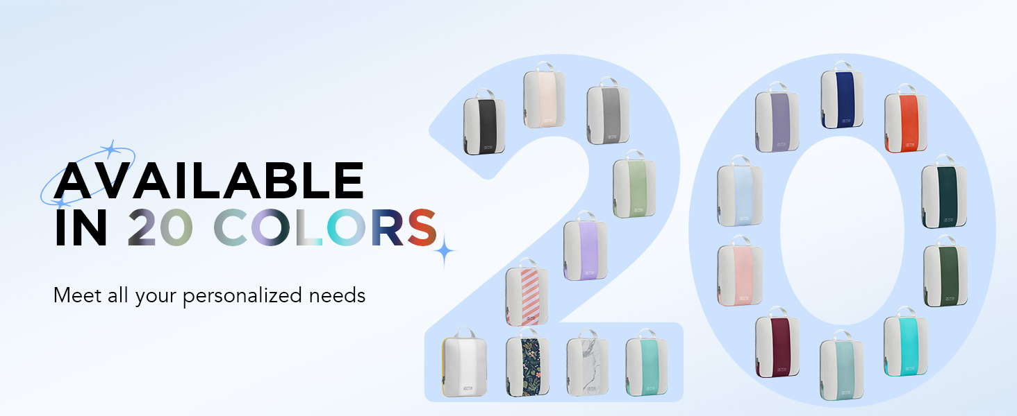 Storage Bag Set of Ten Pieces, Suitcase Organizer Set, Travel Clothes, Shoes, Underwear, Toiletries, Mesh Bags