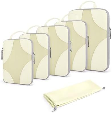 Bagsmart Travel Compression Storage Bag, Luggage Storage Bag, Suitable for Cruises, Lightweight and Luxurious Compression