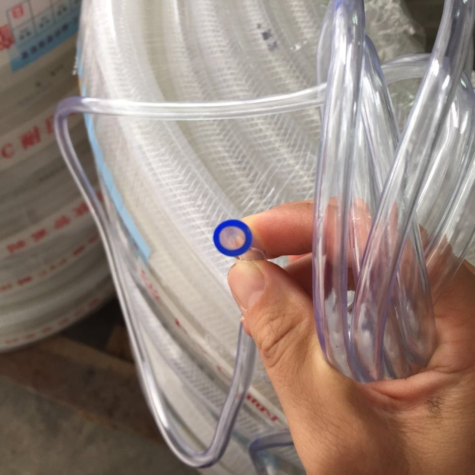 Transparent Plastic Hose Handle Pvc Transparent Hose Horizontal Pipe Flat Water Pipe Non-Toxic Odorless Environmentally Friendly Antifreeze White