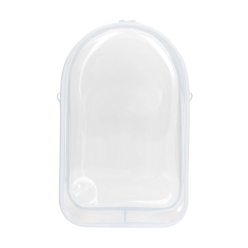 20cm Cotton Doll Walking Bag Transparent Pvc Storage Dustproof Protective Cover Single Shoulder Strap Winter Movement Doll Bag