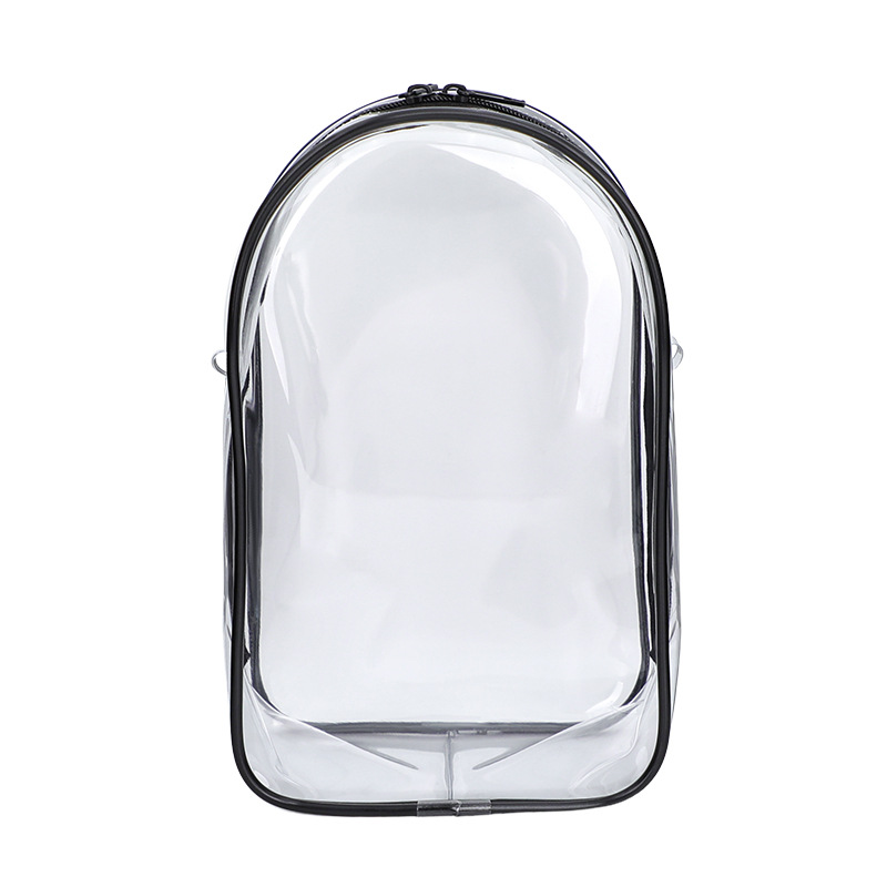 20cm Cotton Doll Walking Bag Transparent Pvc Storage Dustproof Protective Cover Single Shoulder Strap Winter Movement Doll Bag