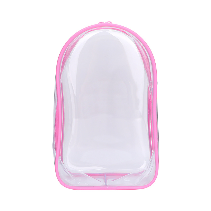 20cm Cotton Doll Walking Bag Transparent Pvc Storage Dustproof Protective Cover Single Shoulder Strap Winter Movement Doll Bag