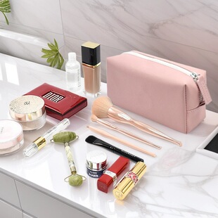 Cross-Border New Octagonal Cosmetic Bag for Women with High Appearance Pu Waterproof Travel Portable Cosmetic Storage Bag Manufacturer Wholesale