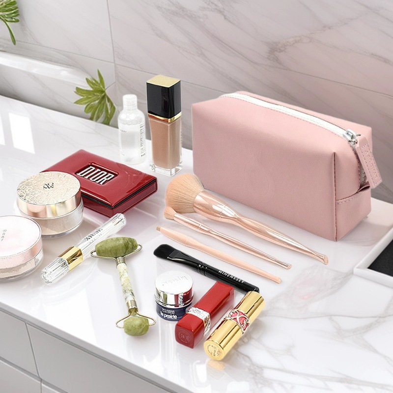 Cross-Border New Octagonal Cosmetic Bag for Women with High Appearance Pu Waterproof Travel Portable Cosmetic Storage Bag Manufacturer Wholesale