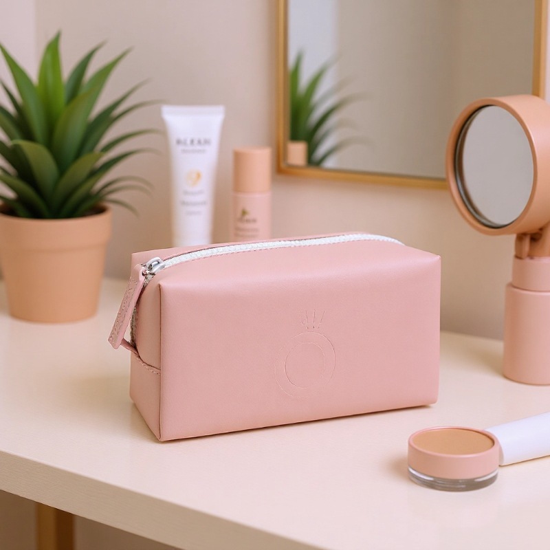 Cross-Border New Octagonal Cosmetic Bag for Women with High Appearance Pu Waterproof Travel Portable Cosmetic Storage Bag Manufacturer Wholesale
