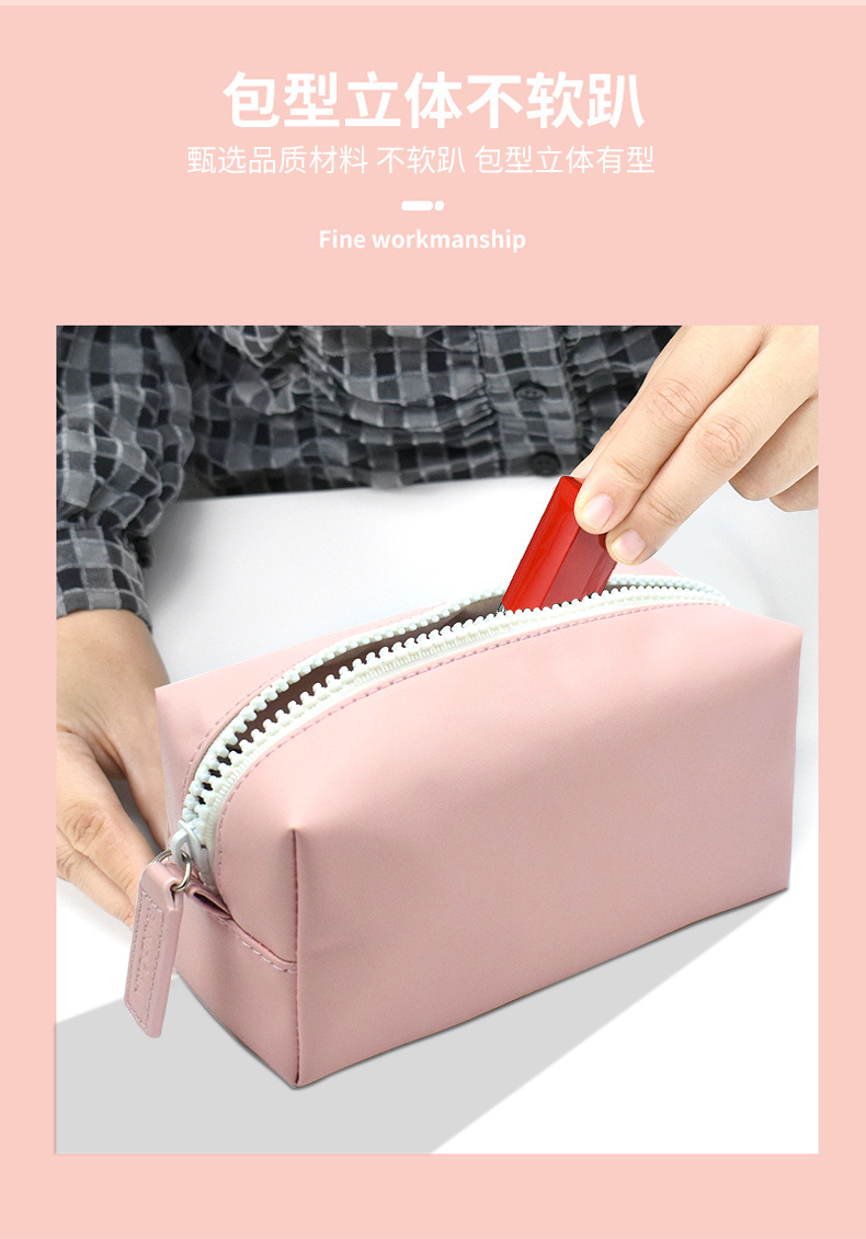 Cross-Border New Octagonal Cosmetic Bag for Women with High Appearance Pu Waterproof Travel Portable Cosmetic Storage Bag Manufacturer Wholesale