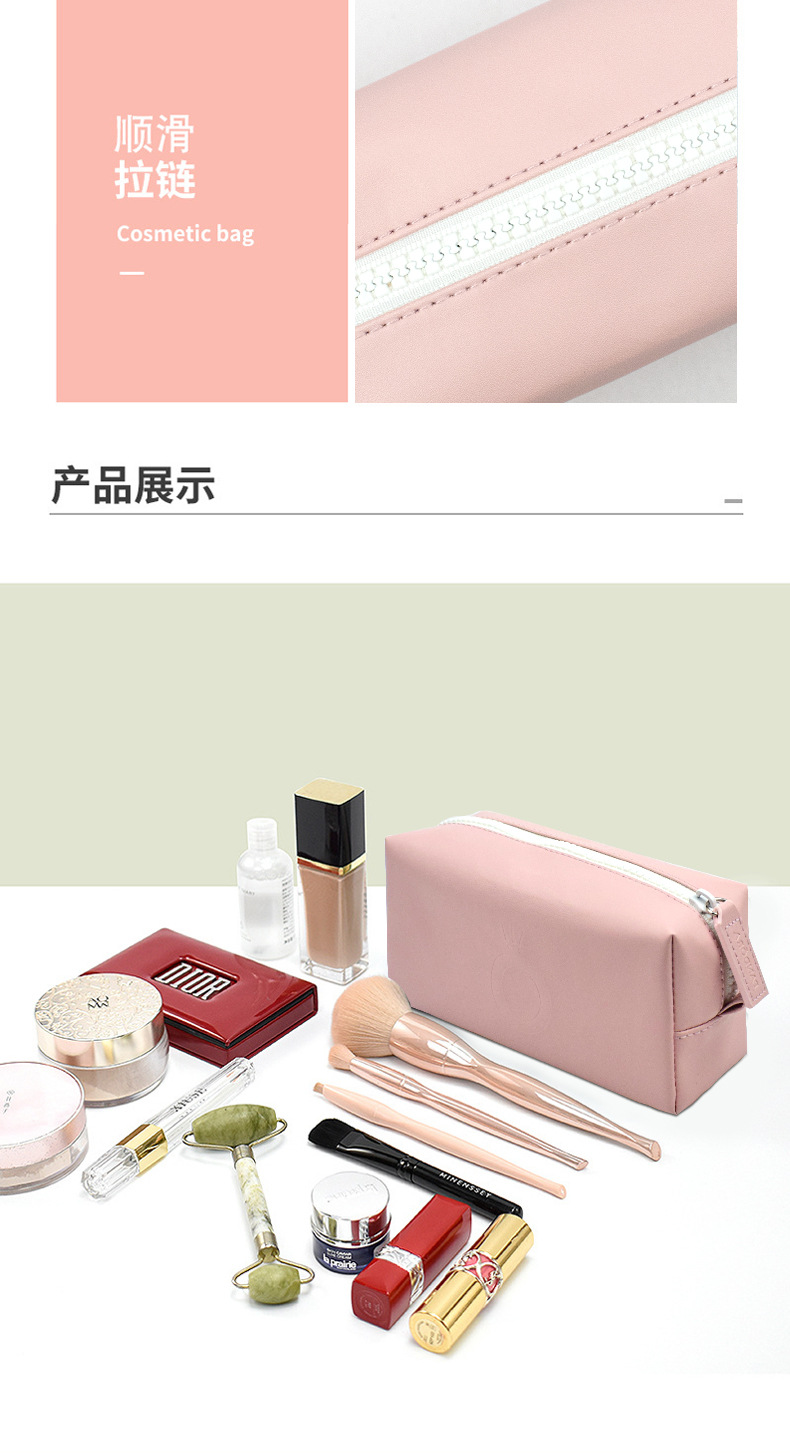 Cross-Border New Octagonal Cosmetic Bag for Women with High Appearance Pu Waterproof Travel Portable Cosmetic Storage Bag Manufacturer Wholesale