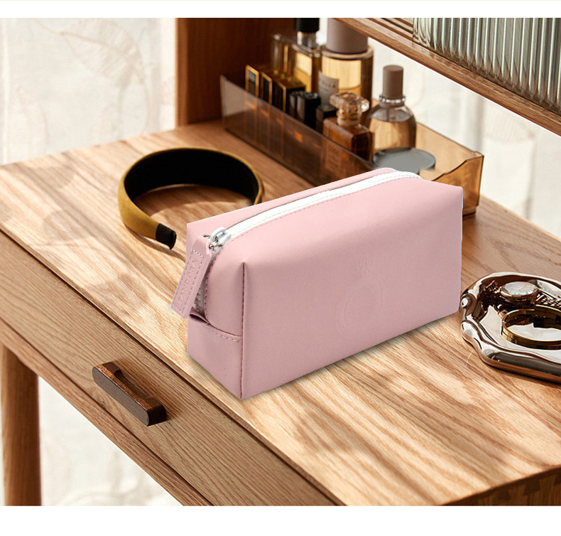 Cross-Border New Octagonal Cosmetic Bag for Women with High Appearance Pu Waterproof Travel Portable Cosmetic Storage Bag Manufacturer Wholesale