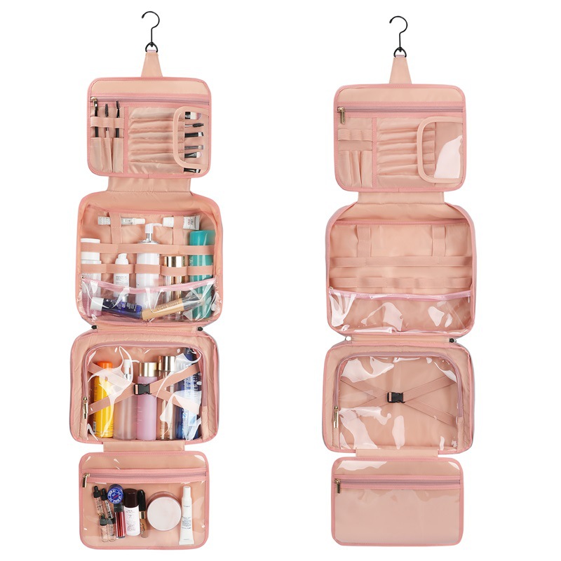 Bsci Factory Wholesale Travel Toiletry Bag Multifunctional Portable Toiletry Bag Foldable Toiletry Bag