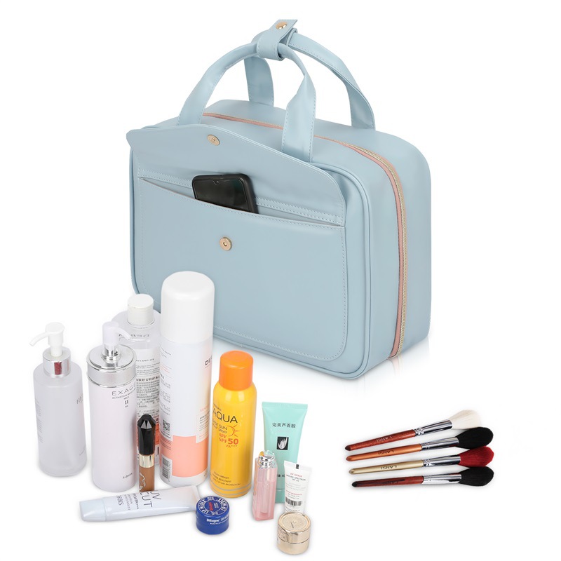 Bsci Factory Wholesale Travel Toiletry Bag Multifunctional Portable Toiletry Bag Foldable Toiletry Bag