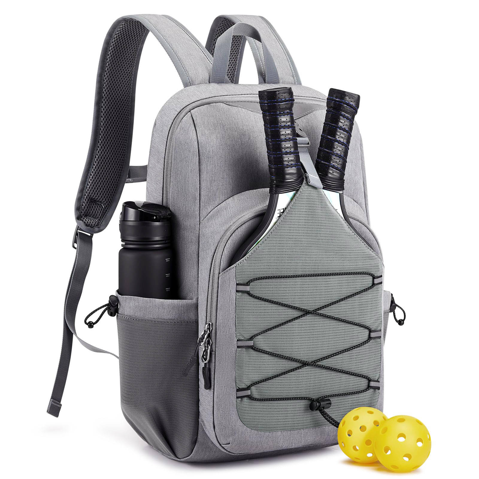 Cross-Border New Pickleball Bag, Pickleball Backpack, Adjustable Racket Bag Suitable for 2 to 4 Rackets, Badminton Bag