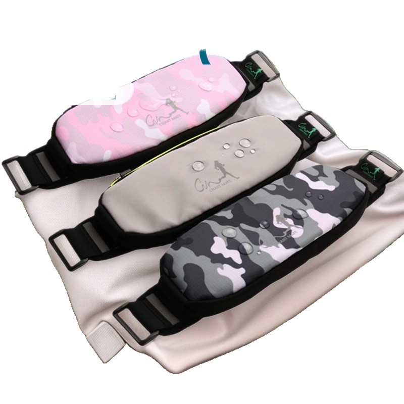 Outdoor Running Waist Bag Multifunctional Sports Bag Water Bottle Camouflage Belt Waterproof Outdoor Invisible Personal Mobile Phone Bag for Men and Women