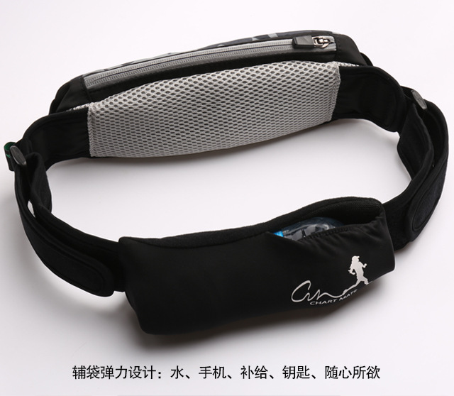 Outdoor Running Waist Bag Multifunctional Sports Bag Water Bottle Camouflage Belt Waterproof Outdoor Invisible Personal Mobile Phone Bag for Men and Women