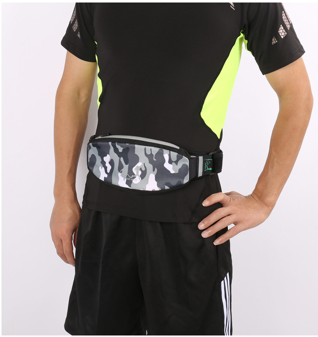 Outdoor Running Waist Bag Multifunctional Sports Bag Water Bottle Camouflage Belt Waterproof Outdoor Invisible Personal Mobile Phone Bag for Men and Women