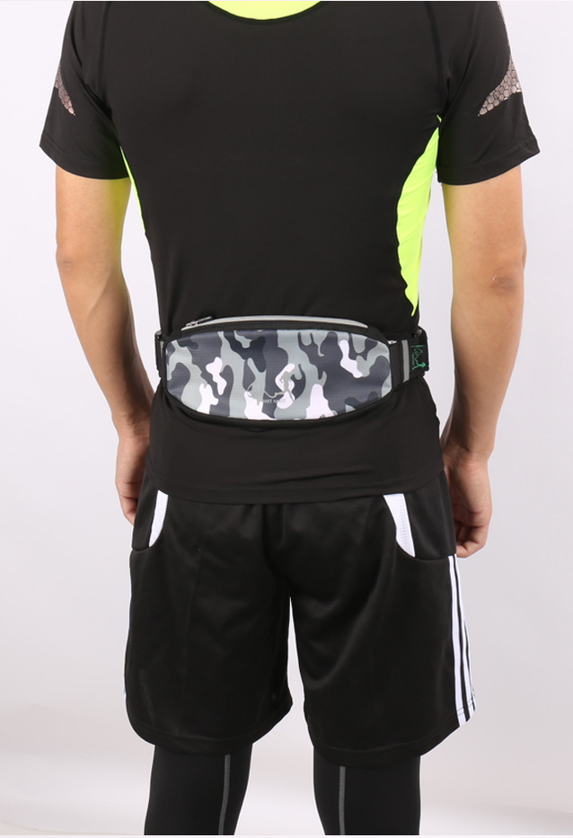 Outdoor Running Waist Bag Multifunctional Sports Bag Water Bottle Camouflage Belt Waterproof Outdoor Invisible Personal Mobile Phone Bag for Men and Women