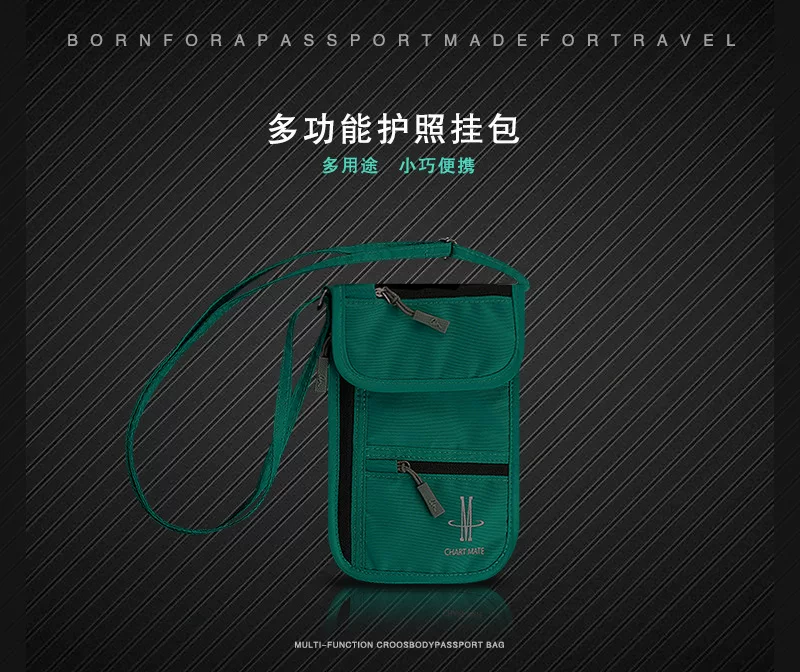 Japanese Anti-Theft Id Storage Bag Multi-Functional Portable Passport Holder Ticket Card Bag Crossbody Mobile Phone Bag