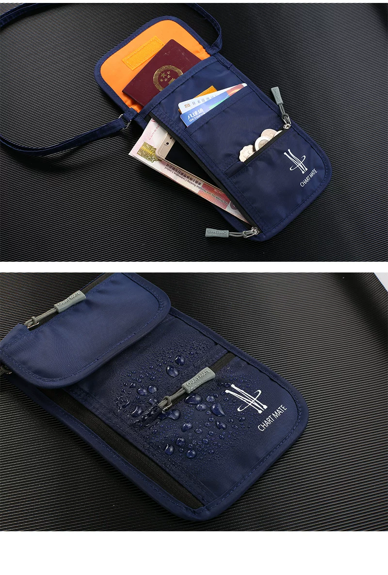 Japanese Anti-Theft Id Storage Bag Multi-Functional Portable Passport Holder Ticket Card Bag Crossbody Mobile Phone Bag