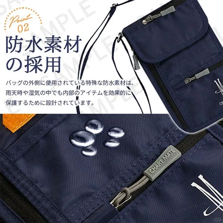 Japanese Anti-Theft Id Storage Bag Multi-Functional Portable Passport Holder Ticket Card Bag Crossbody Mobile Phone Bag