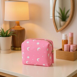 Cute Solid Color Small Wallet Mini Zipper Women's Coin Purse Floral High-Value Cosmetic Bag Large Capacity Storage Bag