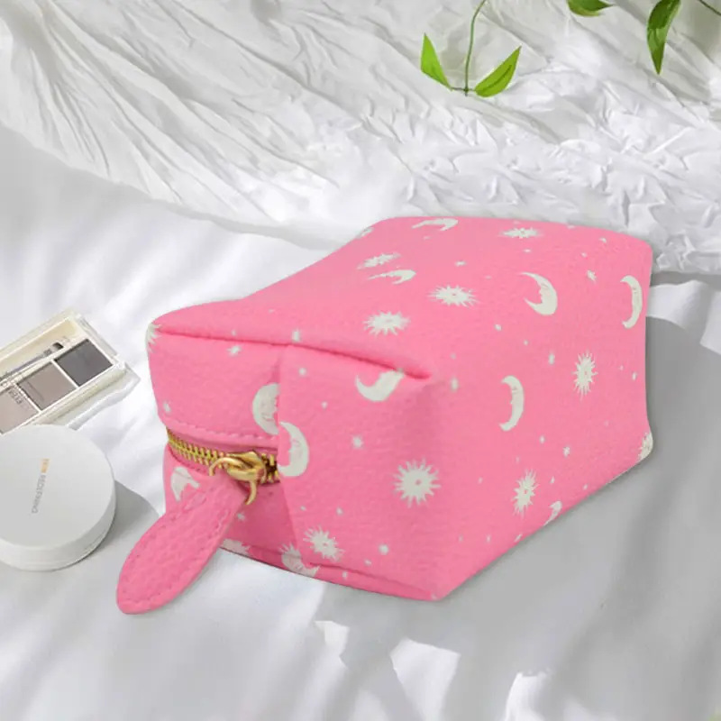Cute Solid Color Small Wallet Mini Zipper Women's Coin Purse Floral High-Value Cosmetic Bag Large Capacity Storage Bag
