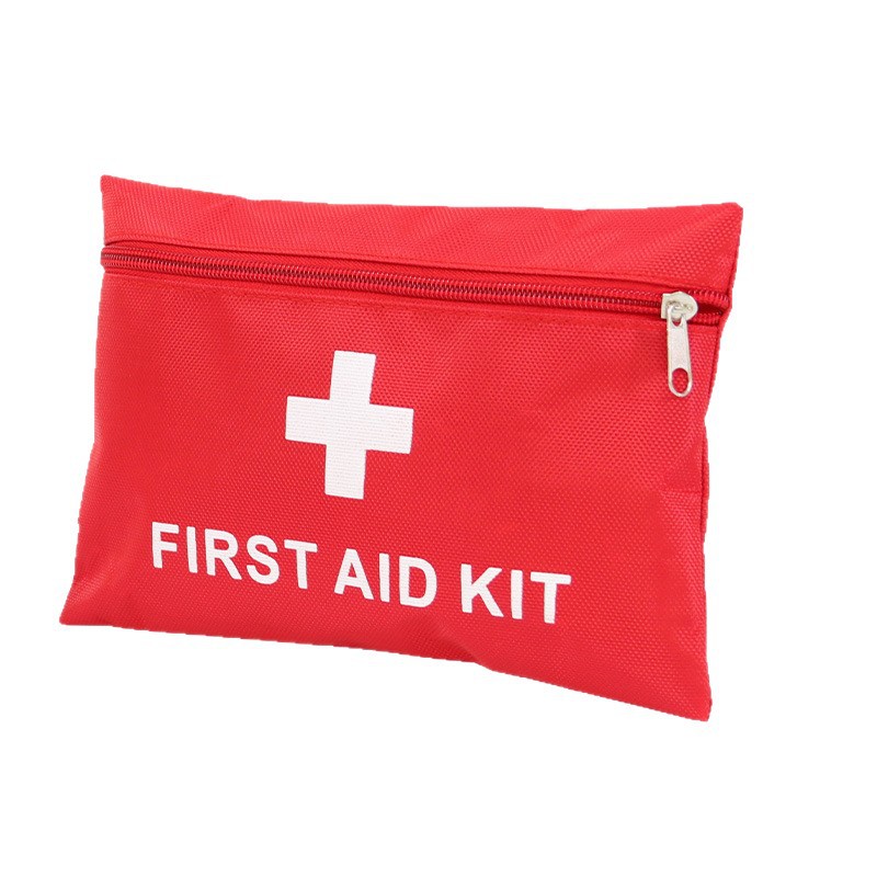 Cross-Border Wholesale Red Outdoor Vehicle First Aid Kit Portable Home Emergency Kit Outdoor Fire Rescue Medical Kit