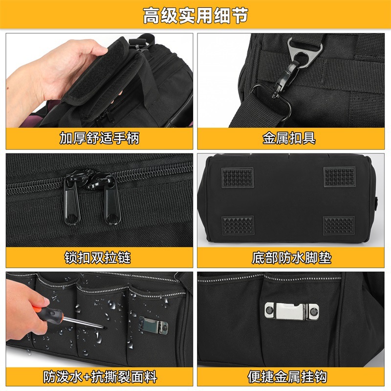 Cross-Border E-Commerce Hot-Selling Tool Bag Thickened Heavy-Duty Tool Bag Hardware Storage Bag Portable Gardening Portable Tool Bag