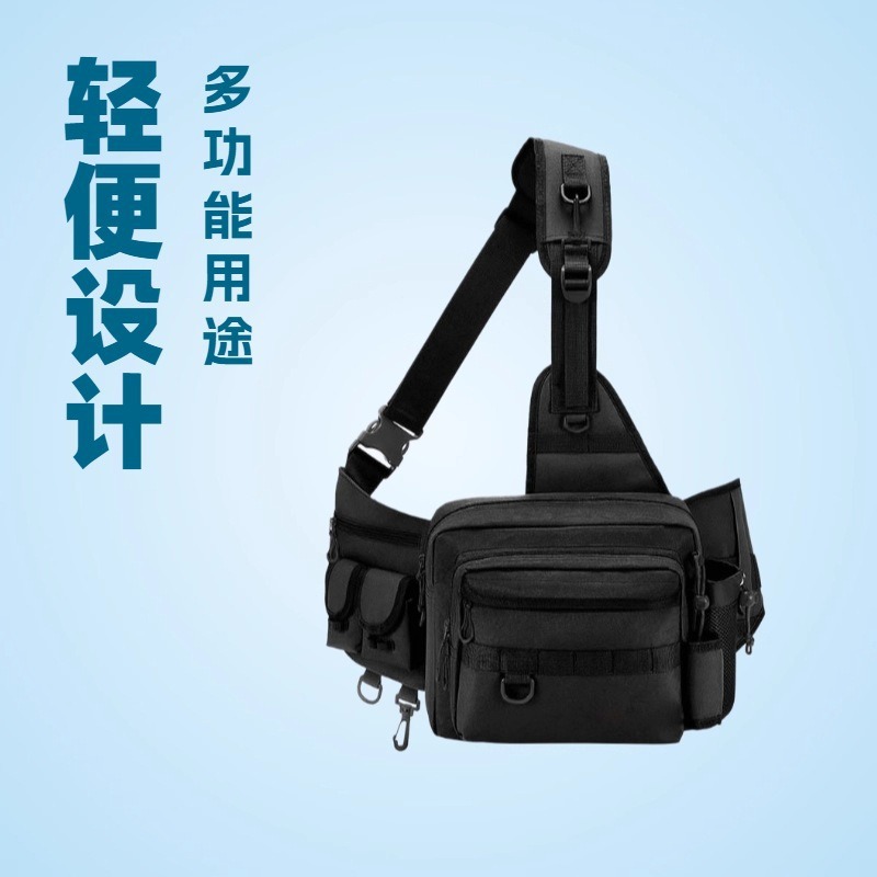 Cross-Border Hot-Selling Outdoor Fishing Gear Backpack, Portable Fishing Gear Storage Bag, Fishing Rod Bag