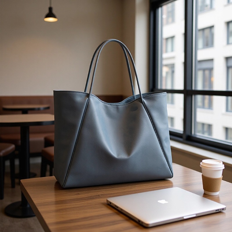 New Trendy Ins Women's Shoulder Fashion Textured Handbag Large Capacity Versatile Tote Bag Small Manufacturer