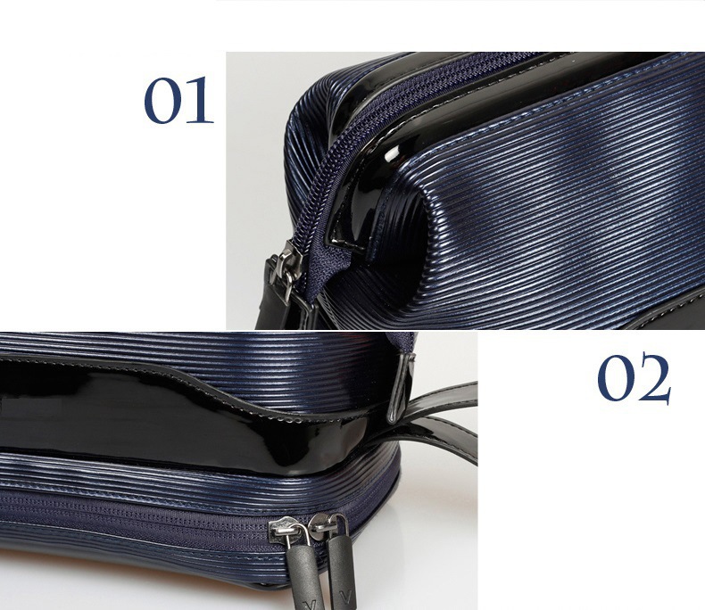 Factory Direct Sales New Pu Cosmetic Handbag Men's 2024 New Fashion Men's Cosmetic Bag Manufacturer