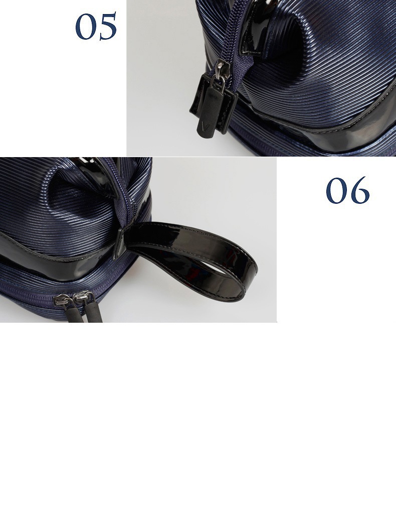 Factory Direct Sales New Pu Cosmetic Handbag Men's 2024 New Fashion Men's Cosmetic Bag Manufacturer