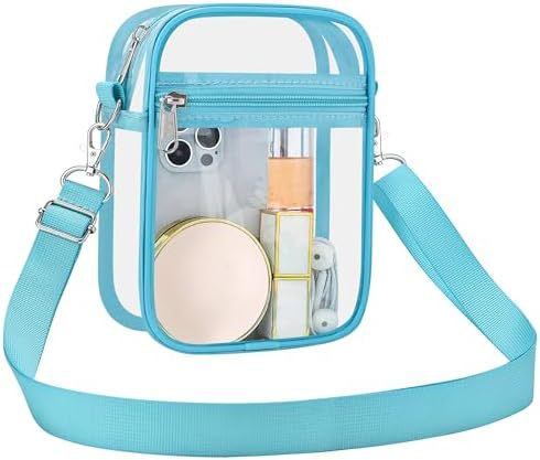 Uspeclare Transparent Wallet Stadium Approved Crossbody Bag Unisex Crossbody Bag
