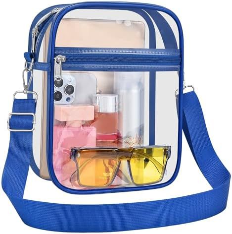 Uspeclare Transparent Wallet Stadium Approved Crossbody Bag Unisex Crossbody Bag